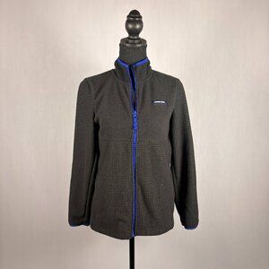 Lands End | Boys Full Zip Thermal Jacket | XL 14-16 | Black/Blue